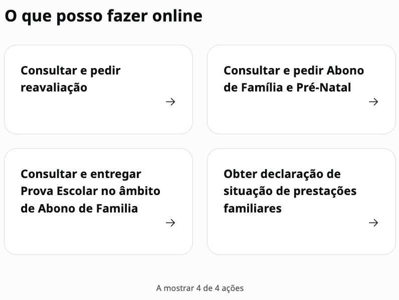 Family allowance services separate reassessment, abono and prenatal requests, school proof and benefit-status declarations